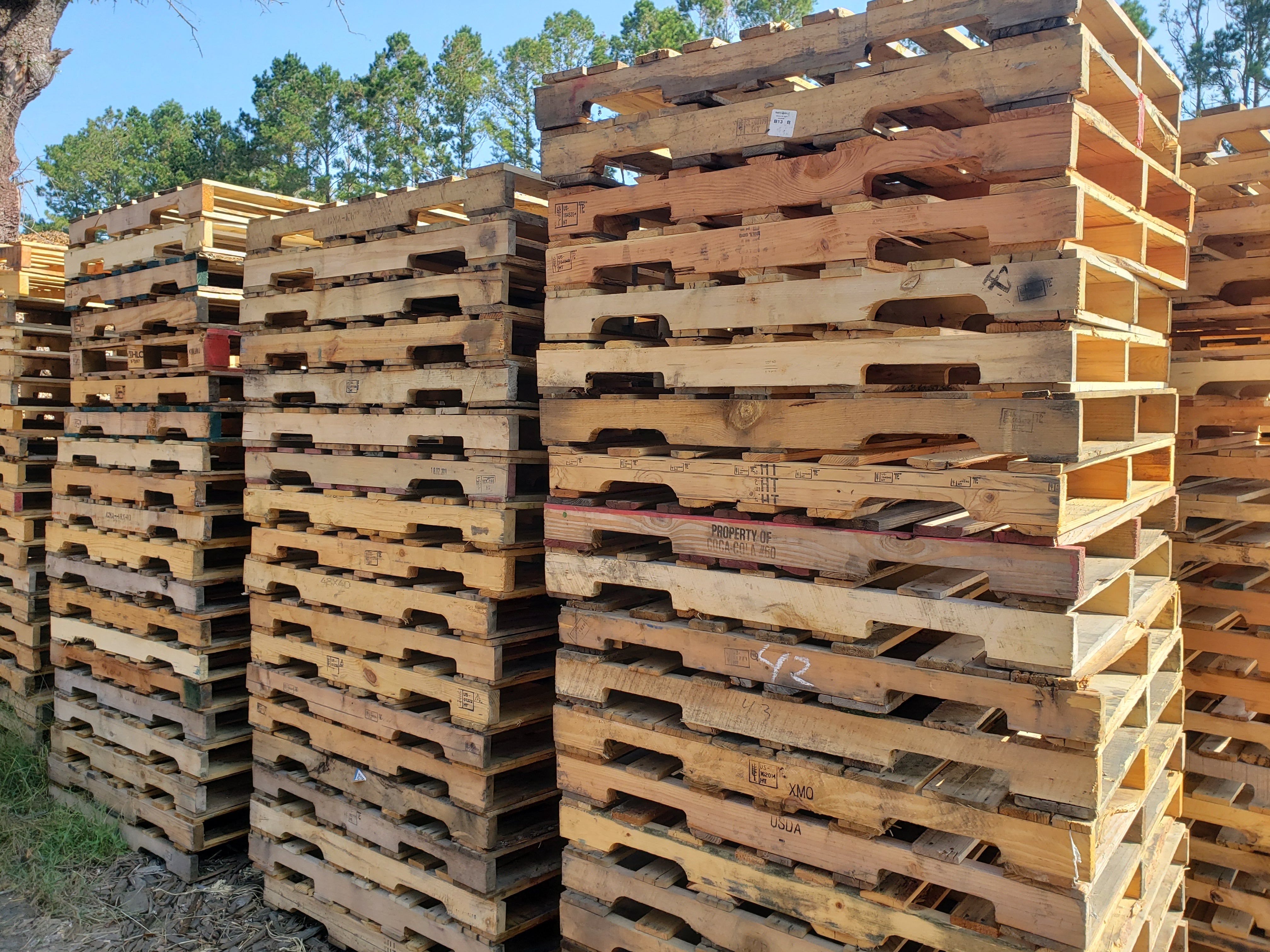 HO Scale 1/87 Resin Pallets – 48 X 48 – 24 Pieces – Unpainted – Model Railroad Freight Load